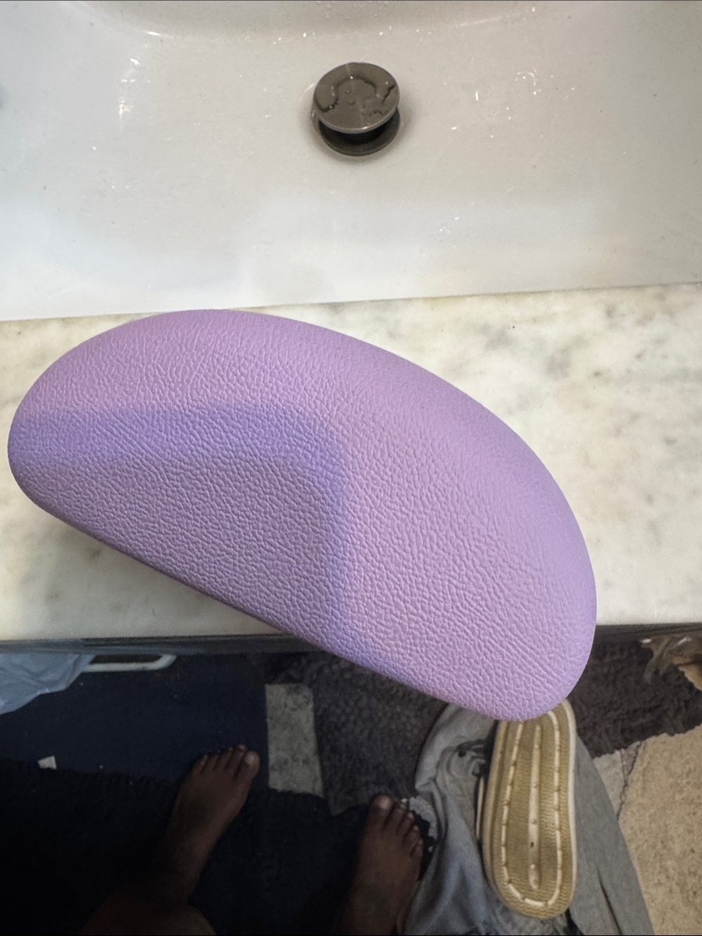 Lilac clam eyeglass CASE